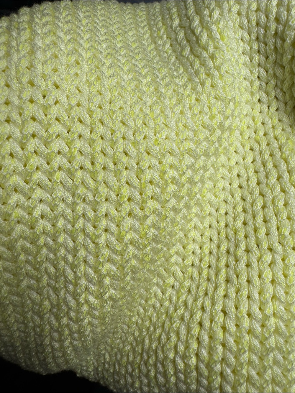 Tibi Soft Lemon Yellow Knit Scoop-Neck Sweater - Picture 5 of 6